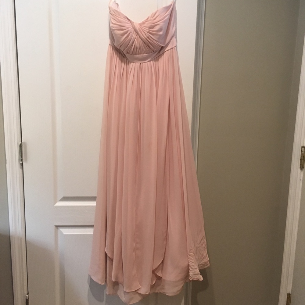 Jenny Yoo blush Aiden convertible dress size 6